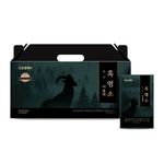 ChunhoNcare Premium Korean Black Goat Extract “THE BLACK”, 30 Pouches — 19 Herbal & Black Food Blend | Free-Range Goat from Mt. Jirisan, 21-Step Process _ Made in KOREA